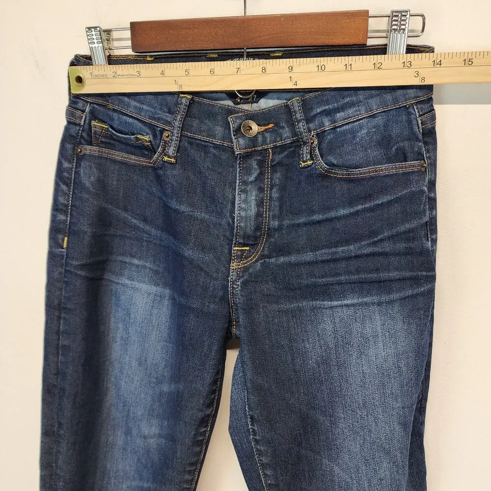 Lucky Brand Womens Sofia Bootcut Jeans Size 4 27x32 Dark Wash Mid Rise Cowgirl